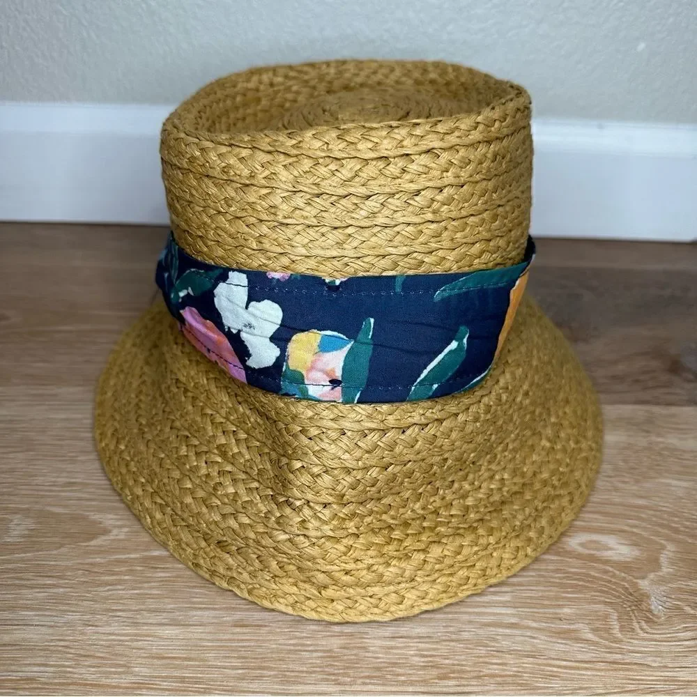 Women’s Boho Floral 100% Paper Packable Bucket Hat